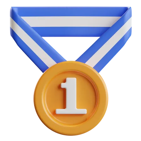 Medalha  3D Illustration