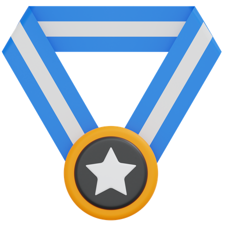 Medalha  3D Illustration