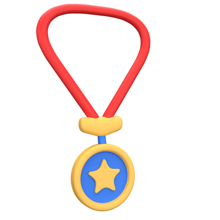 Medalha  3D Illustration