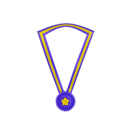 Medalha  3D Illustration