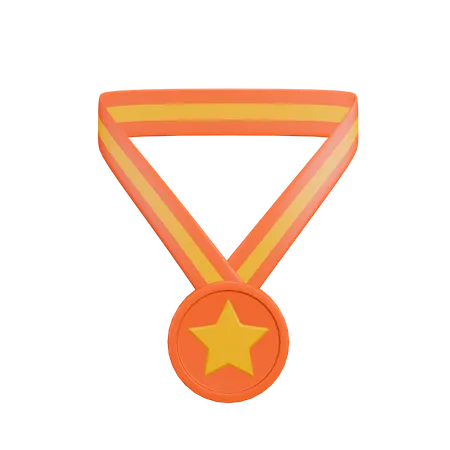 Medalha  3D Illustration