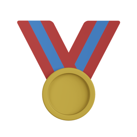 Medalha  3D Illustration