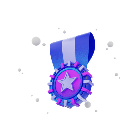 Medalha  3D Illustration