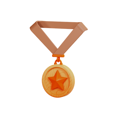 Medalha  3D Illustration