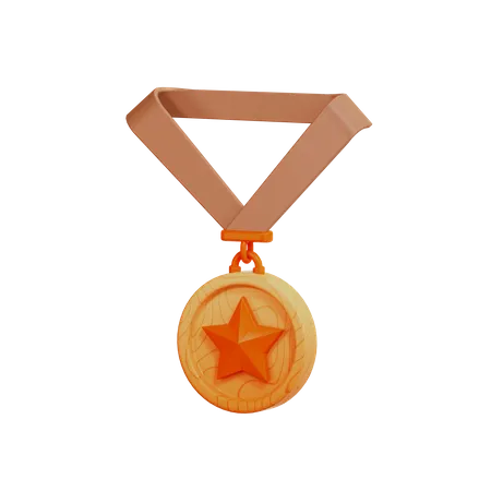 Medalha  3D Illustration