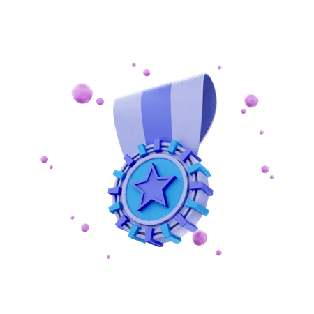 Medalha  3D Illustration