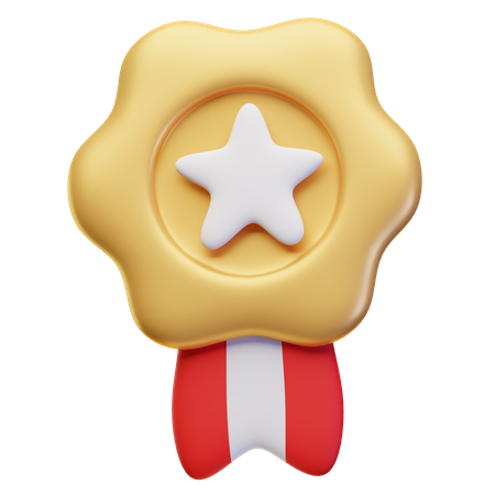 Medalha  3D Icon