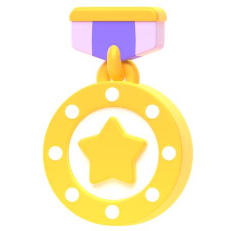 Medalha  3D Icon
