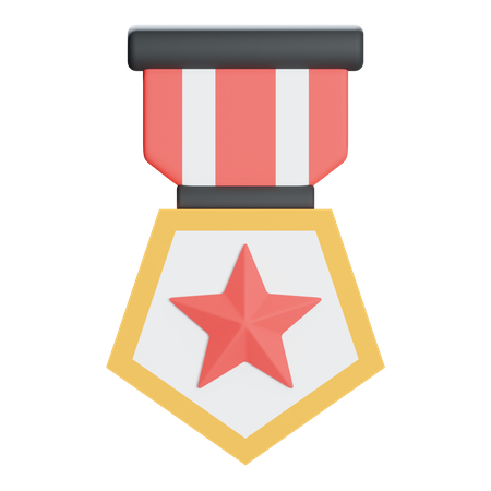 Medalha  3D Icon