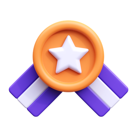 Medalha  3D Icon