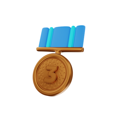 Medalha de bronze  3D Icon