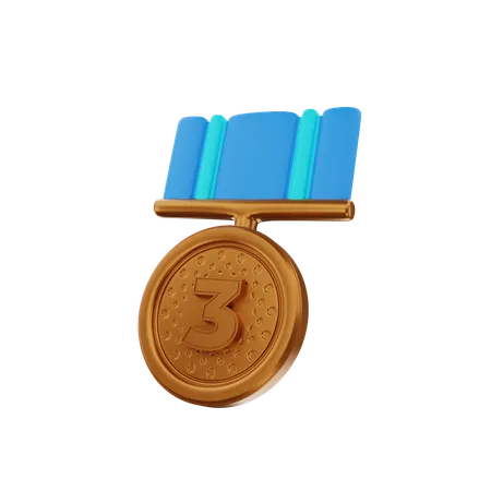 Medalha de bronze  3D Icon