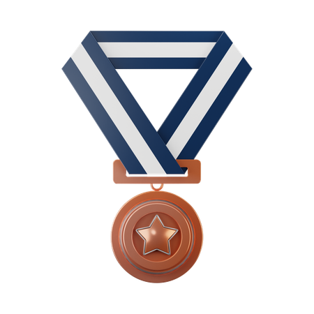 Medalha de bronze  3D Icon