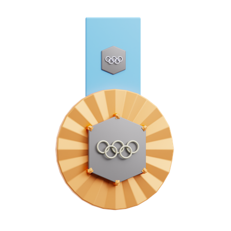 Medalha de bronze  3D Icon