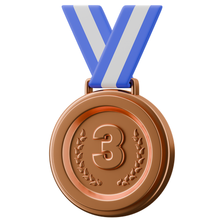 Medalha de bronze  3D Icon