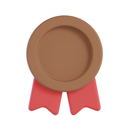 Medalha de bronze  3D Icon