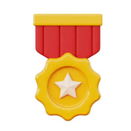 Medalha de conquista  3D Icon