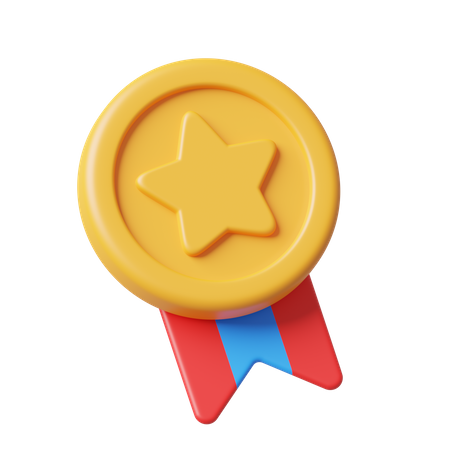 Medalha de conquista  3D Icon