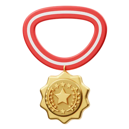 Medalha de galanteria  3D Illustration