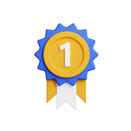 Medalha de ouro  3D Icon