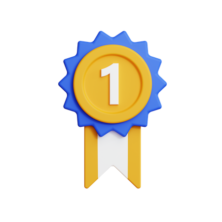 Medalha de ouro  3D Icon