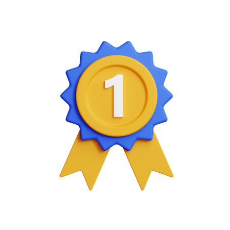 Medalha de ouro  3D Icon