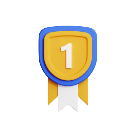 Medalha de ouro  3D Icon