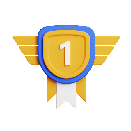 Medalha de ouro  3D Icon