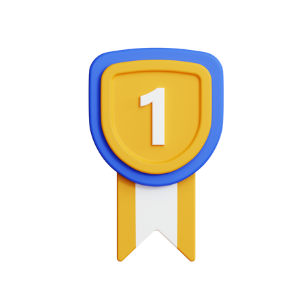 Medalha de ouro  3D Icon