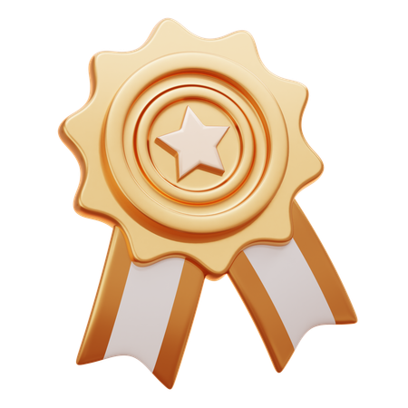 Medalha de ouro  3D Icon