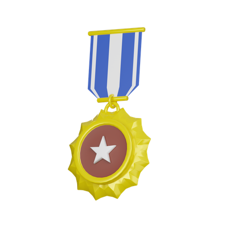 Medalha de ouro  3D Icon