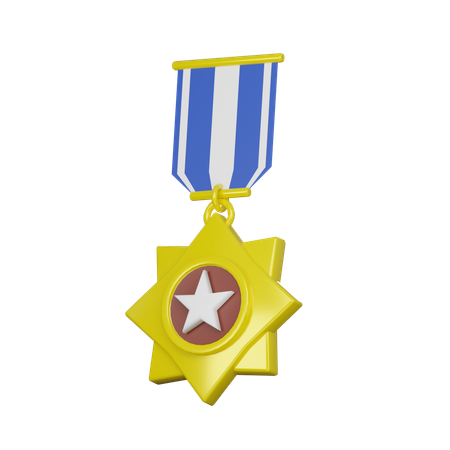 Medalha de ouro  3D Icon