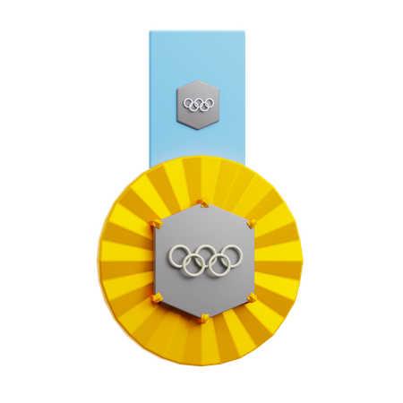 Medalha de ouro  3D Icon