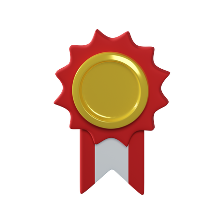 Medalha de ouro  3D Illustration