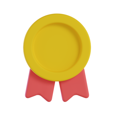 Medalha de ouro  3D Icon