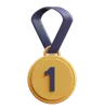 medalha de primeiro lugar