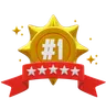 medalha estrela