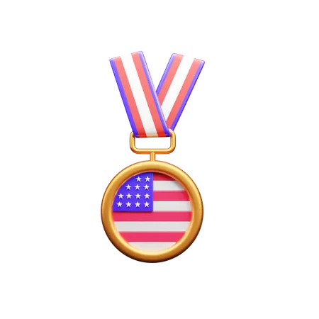 Uma medalha  3D Icon