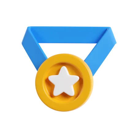 Medalha de largada  3D Icon