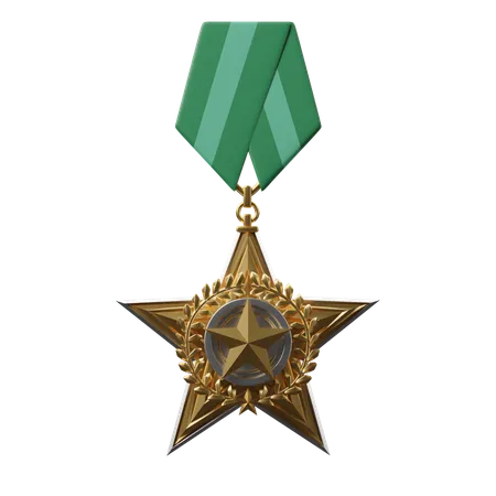 Medalha militar  3D Icon