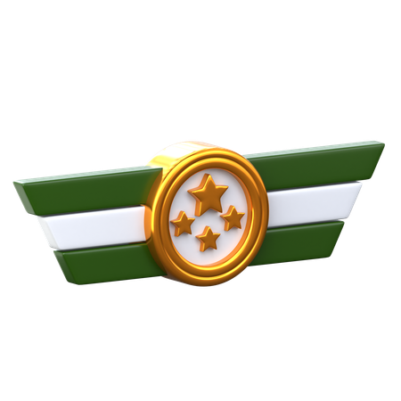 Medalha militar  3D Icon