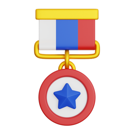 Medalha militar  3D Icon