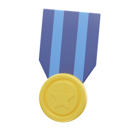 Medalha militar  3D Icon