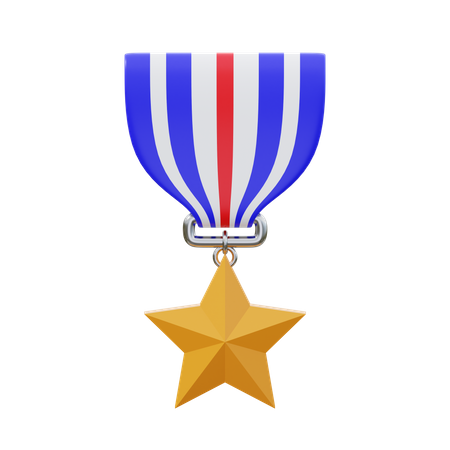 Medalha militar americana  3D Icon