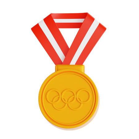 Medalha olímpica  3D Icon