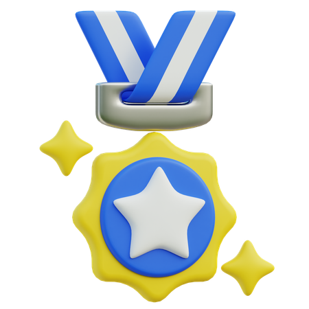 Medalla  3D Icon