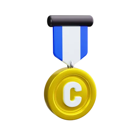 Medalla  3D Icon