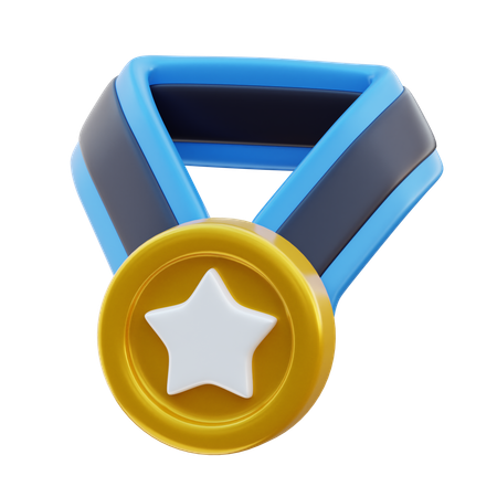 Medalla  3D Icon