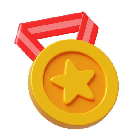 Medalla  3D Icon