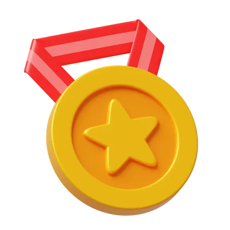 Medalla  3D Icon